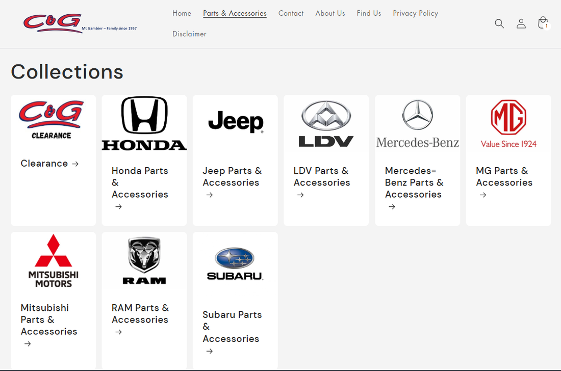 Carlin and Gazzard Parts