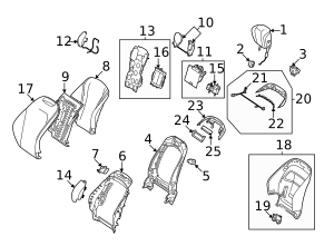 Folding Device - Mercedes-Benz - 223 970 34 00 28