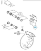 Mercedes-Benz 003 420 00 20 - PARTS KIT, REAR BRAKE PAD